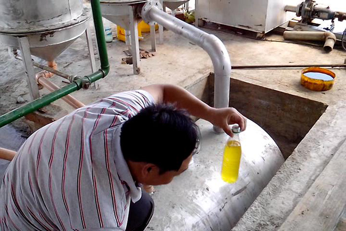 used oil to diesel machine