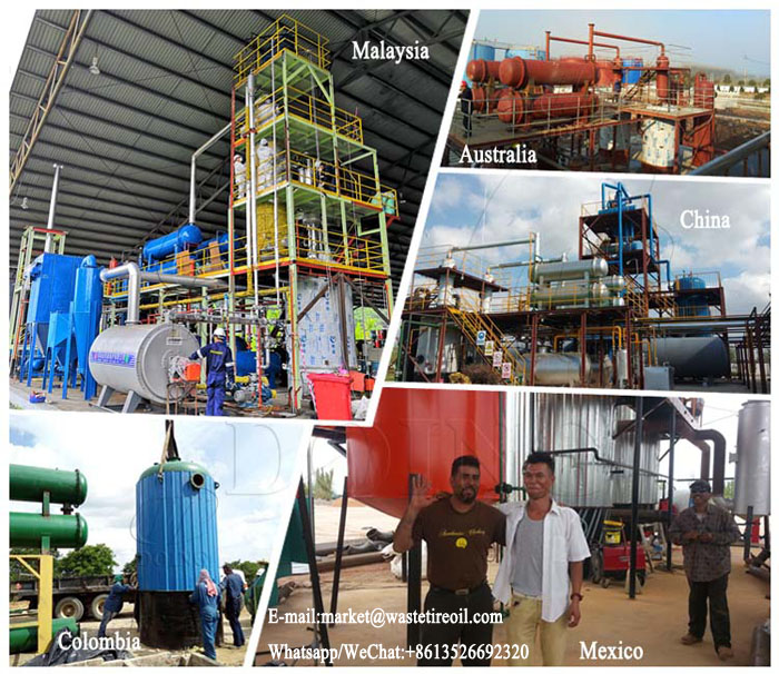 waste engine oil distillation plant