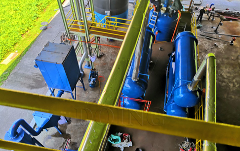 What will influence the end product percentage of waste engine oil distillation plant?