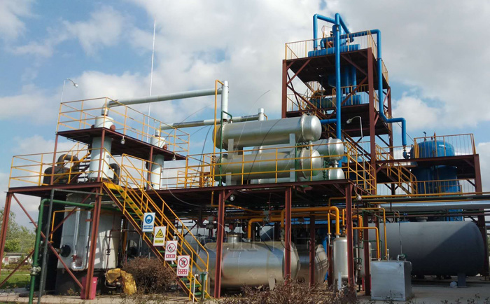 waste oil distillation plant