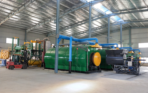 Convert plastic to fuel pyrolysis machine