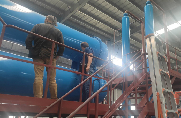 plastic pyrolysis oil to diesel plant