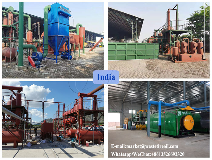 waste tyre and plastic pyrolysis plant