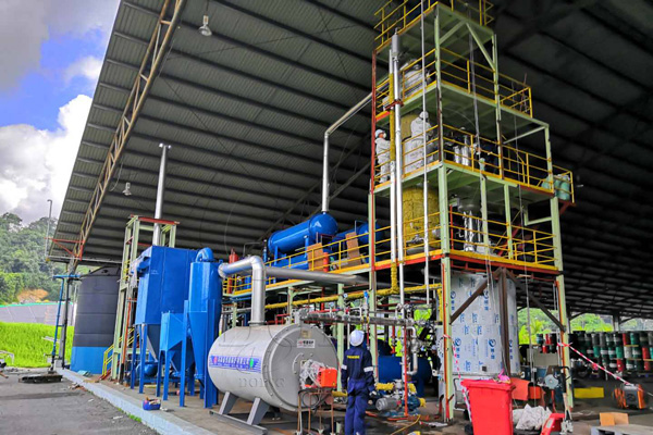 plastic oil distillation plant