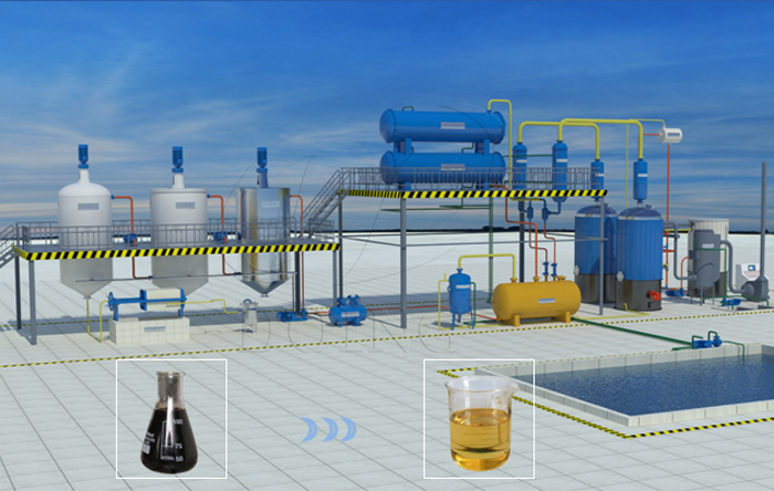 oil distillation plant