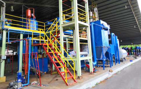 Waste engine oil to diesel distillation machine