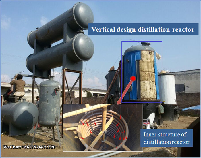 pyrolysis oil distillation plant