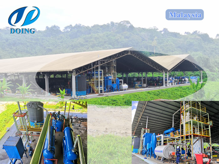 waste oil distillation plant