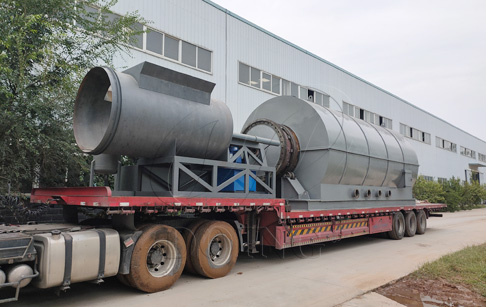 Four sets 12TPD waste tire pyrolysis to oil machine were sent to Tunisia