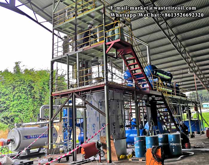 waste oil distillation plant