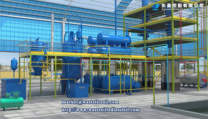 oil distillation machine