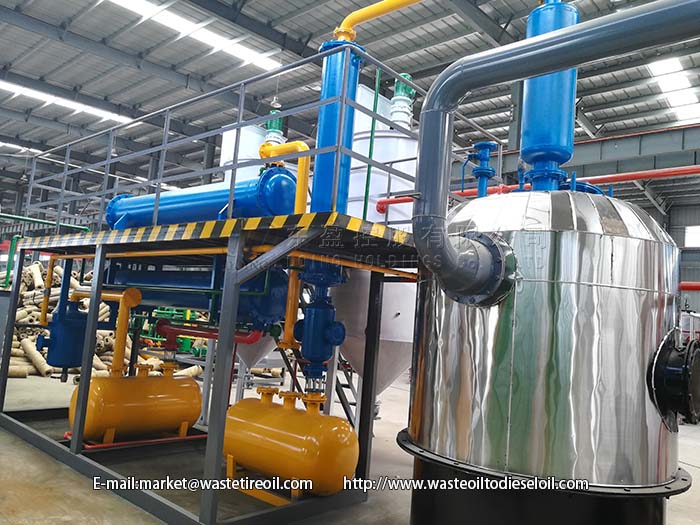 used oil refinery plant