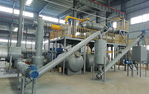 Continuous Process Rubber Tyre Recycling Plant