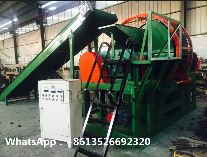 waste tire cutting machine 