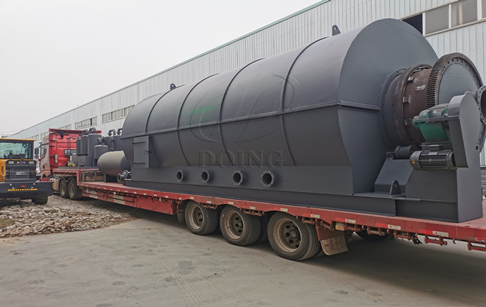 Tyre pyrolysis plants and pyrolysis oil to diesel purification plant were delivered to Ghana