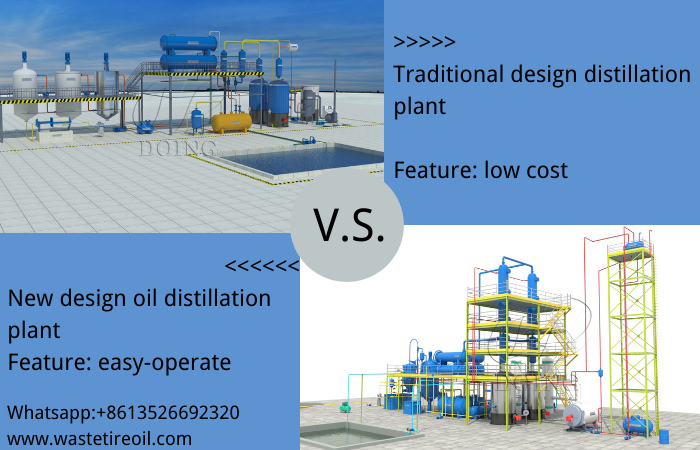 waste oil distillation machine  