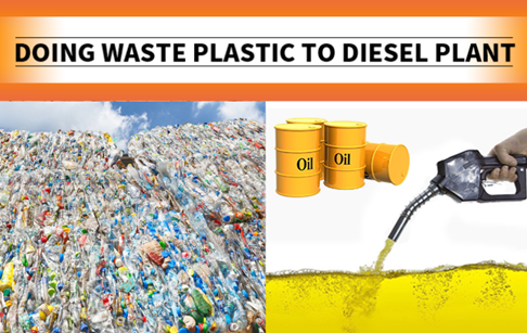 What machine can convert waste plastic to diesel fuel directly?