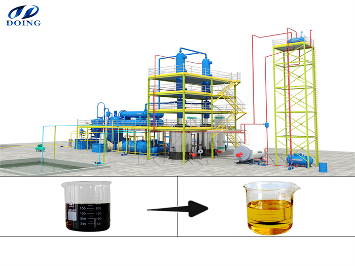 waste oil distillation machine