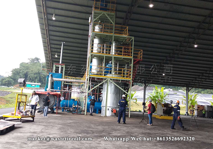 waste oil distillation plant