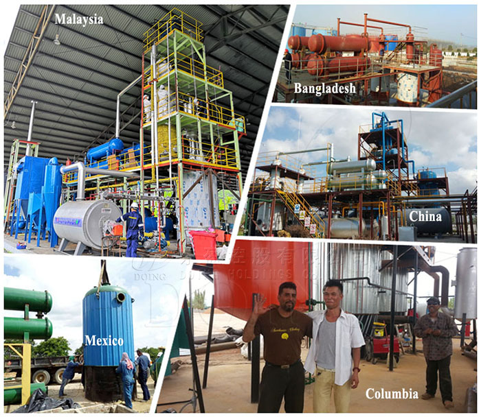 waste oil distillation plant