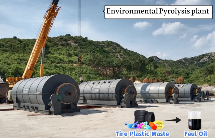 waste tyre pyrolysis machine