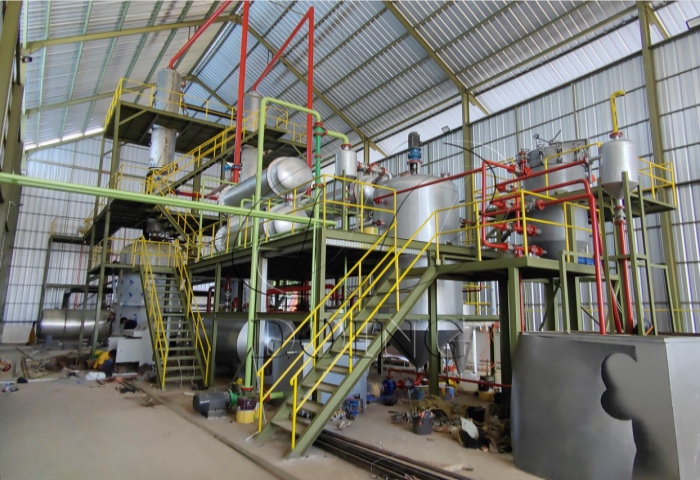 waste oil distillation plant in Indonesia