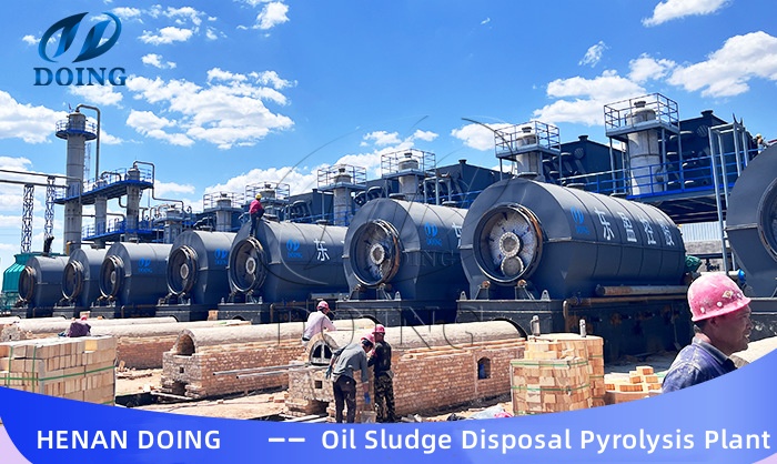 waste oil sludge pyrolysis machine