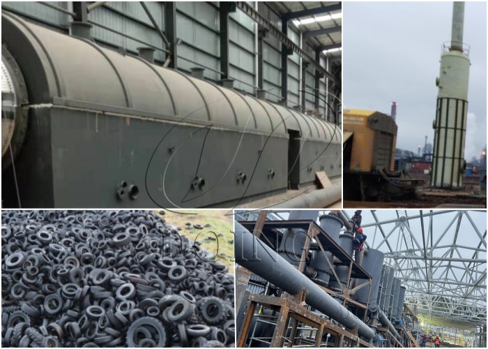 fully continuous tire pyrolysis equipment in Russia