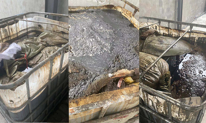 Hazardous waste suitable for waste pyrolysis plant