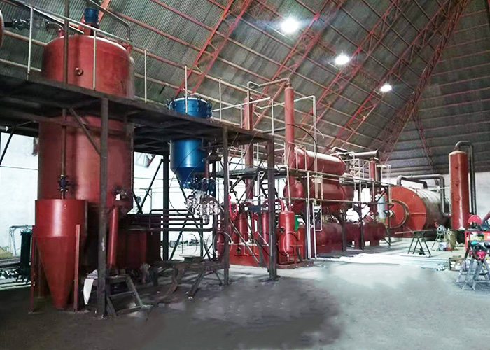 tire plastic pyrolysis plant in Mexico