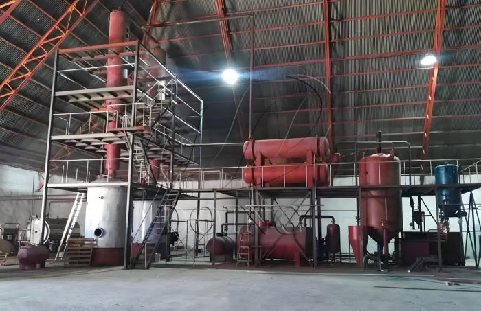 waste pyrolysis oil distillation plant in Mexico