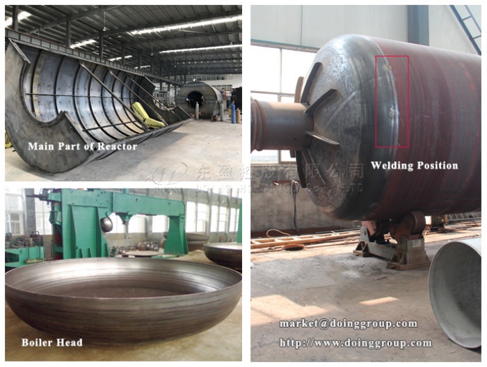 DOING waste tire pyrolysis equipment