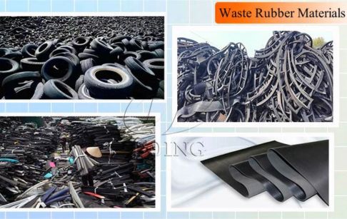 What is the Pyrolysis Temperature of Rubber?