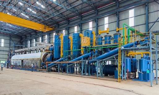 Continuous tyre pyrolysis system – Automatic Waste Tyre Recycling Machine