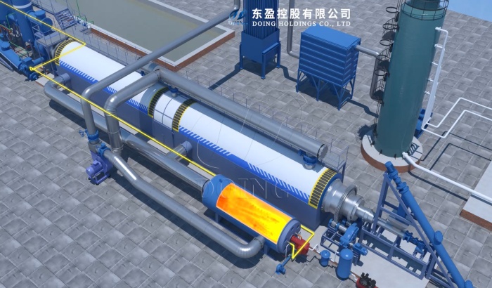 energy saving pyrolysis plant