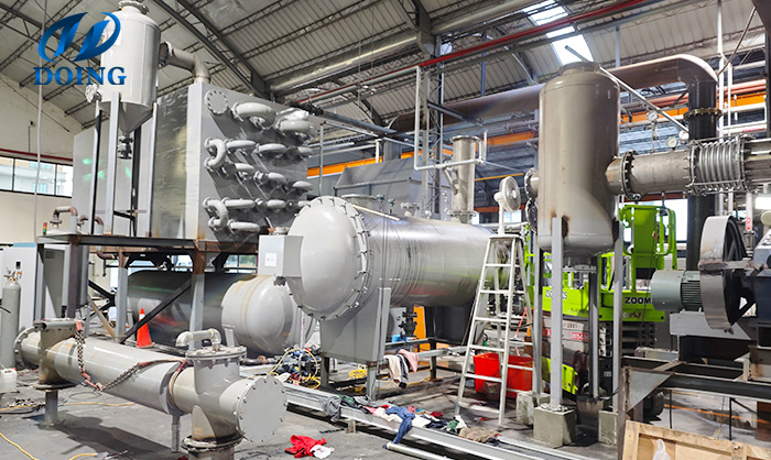 DOING customized waste plastic biomass recycling pyrolysis systems