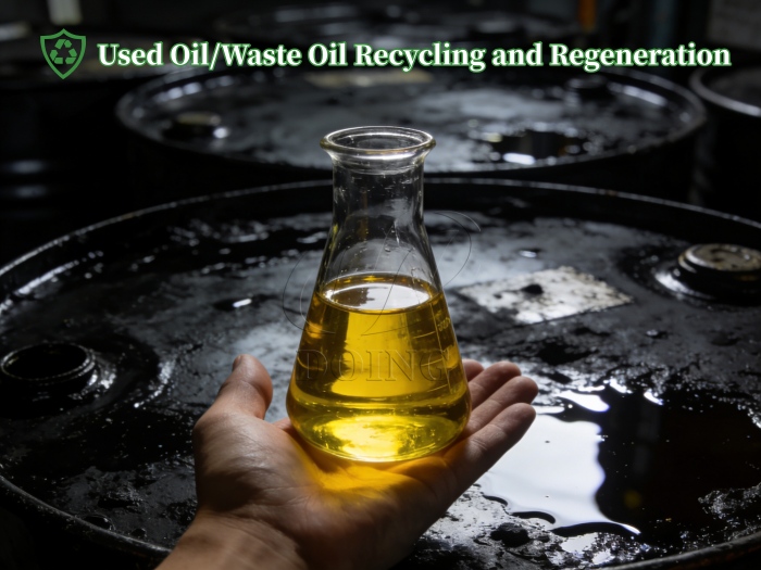 used oil recycling regeneration machine