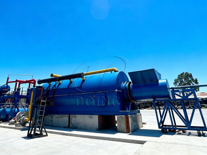  tire pyrolysis plant