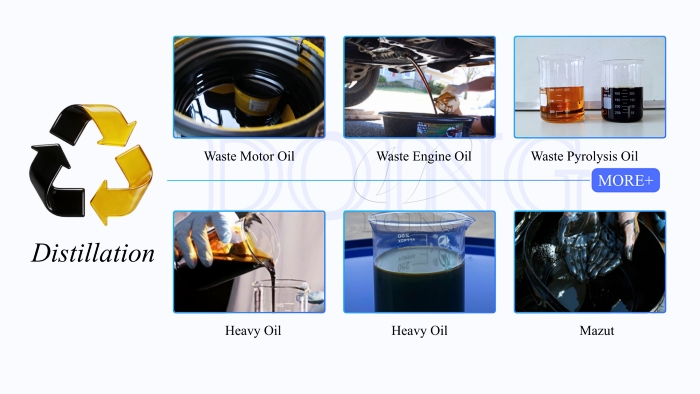 DOING waste oil to diesel machine