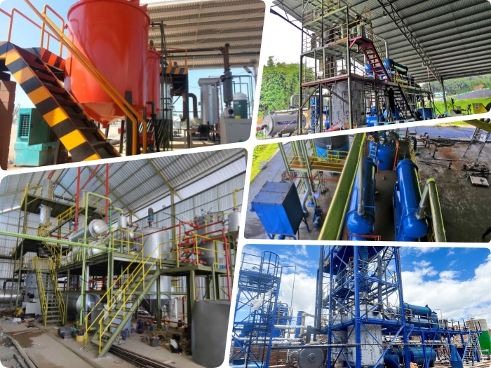 Waste oil distillation equipment