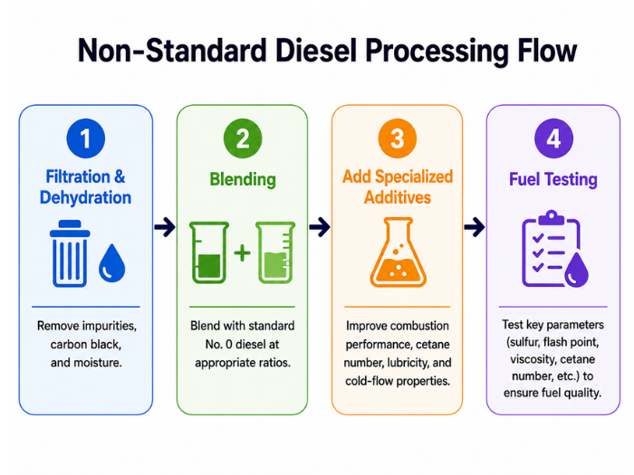 waste oil to diesel machine