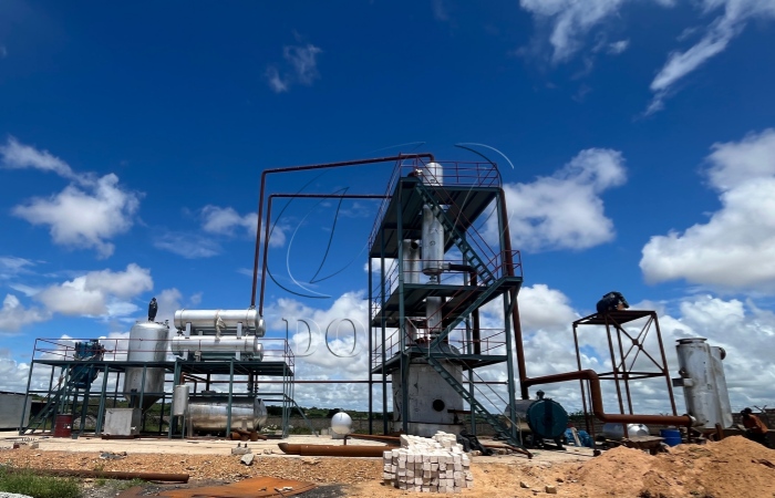 DOING waste oil distillation project in Kenya
