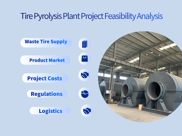 Waste pyrolysis equipment build-up project