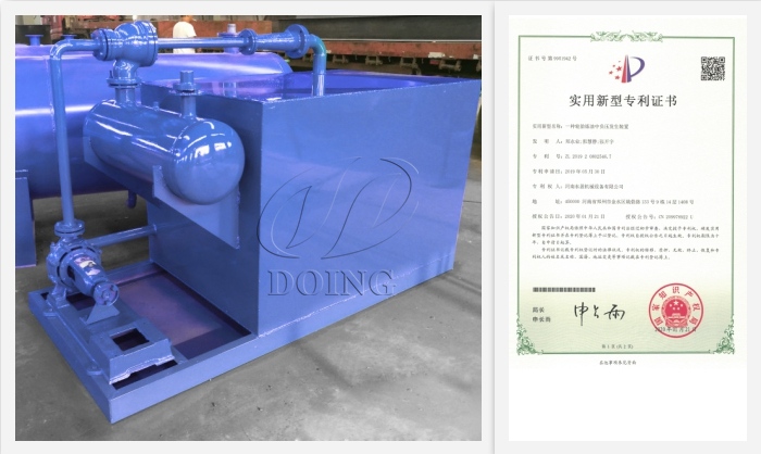 DOING ECO tire pyrolysis line equipment list