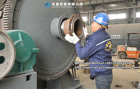 DOING pyrolysis plant installation instruction video