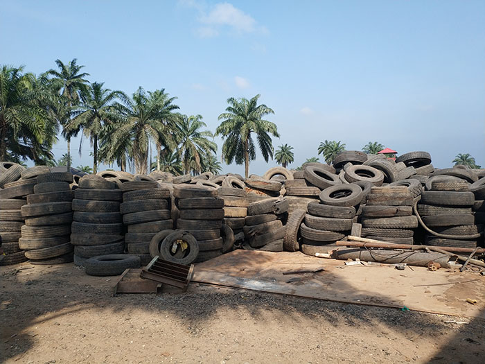 tire recycling plant