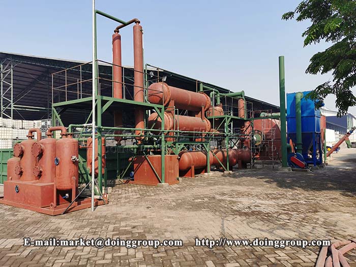 tire pyrolysis plant