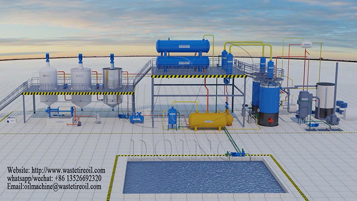 waste oil distillation machine