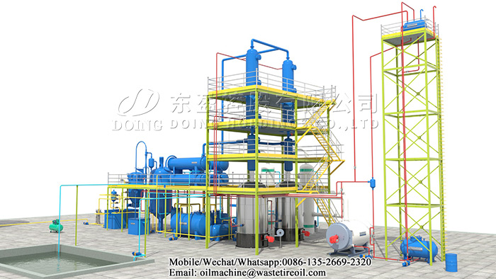 waste oil distillation machine