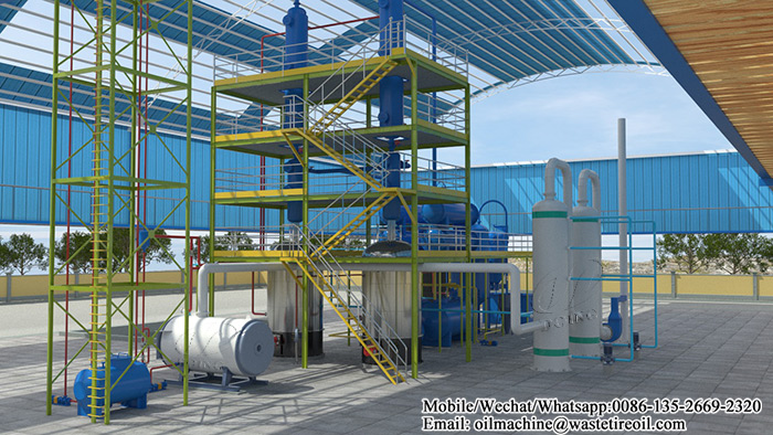 waste oil distillation machine